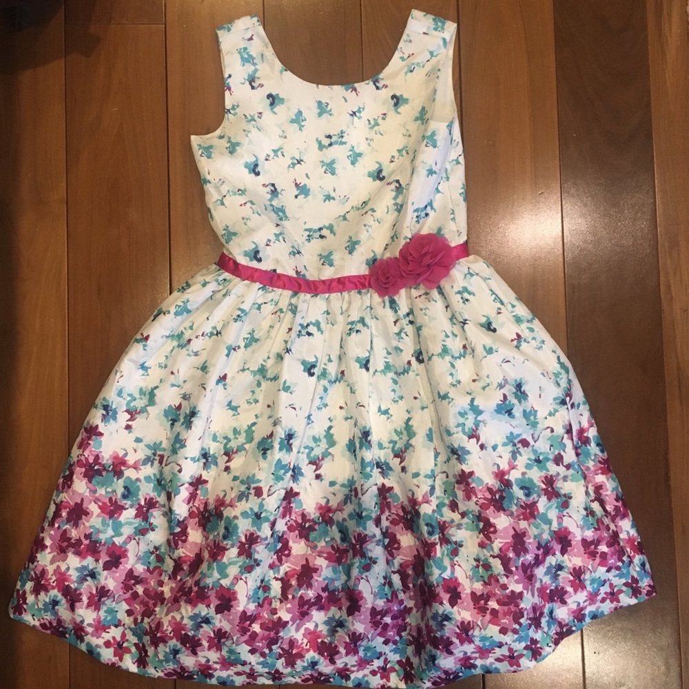 Summer dress with flowers